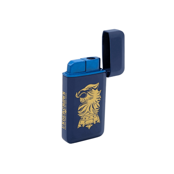 Lighter Undercrown Maduro Falcon Blue (Metal)